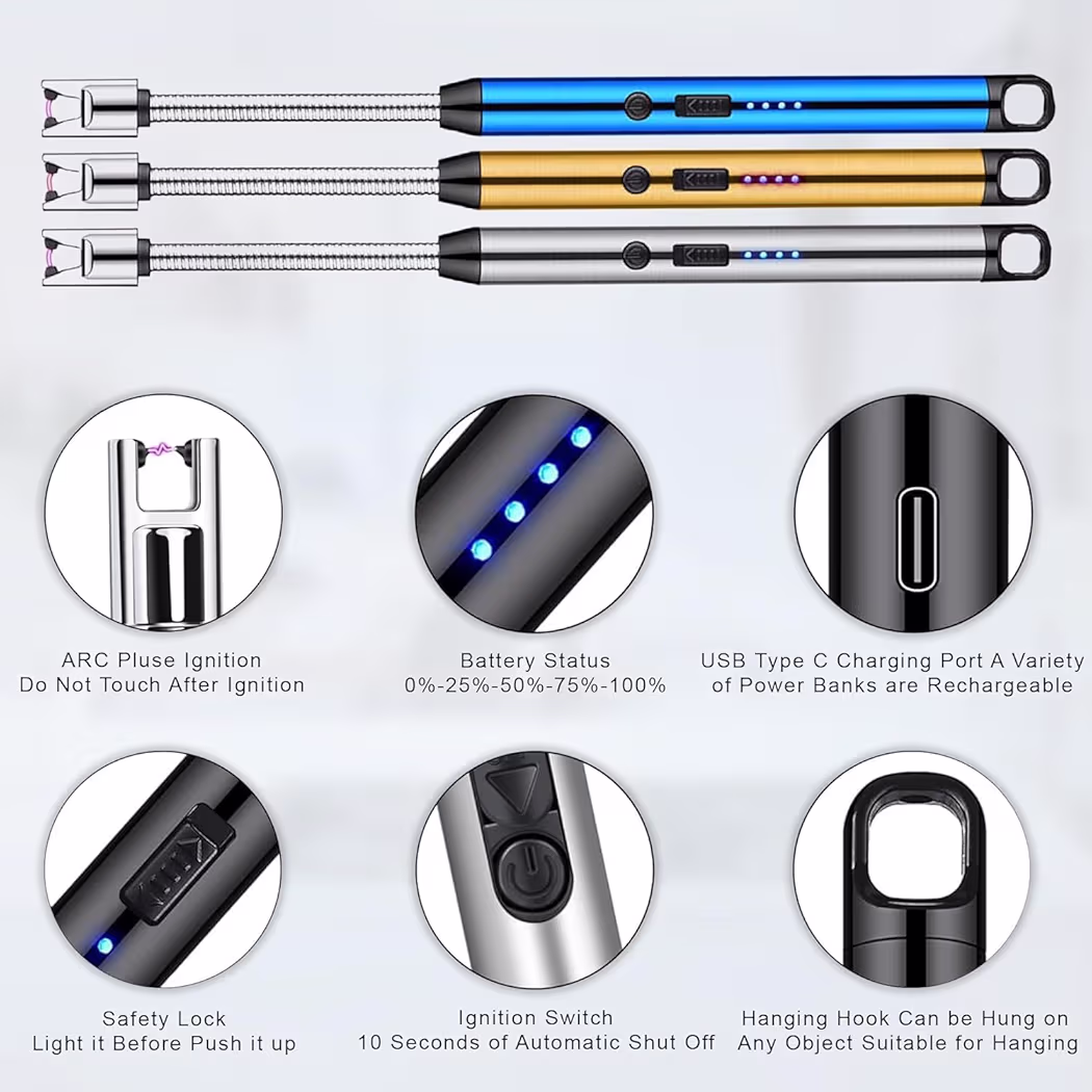 Usb rechargeable Electric Arc Lighter